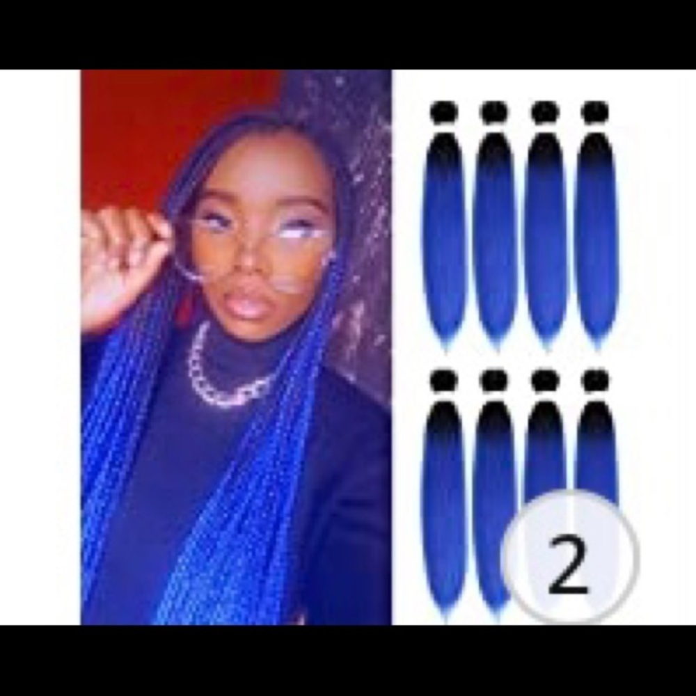 💙🖤 Pre-Stretched Braiding Hair 🖤💙